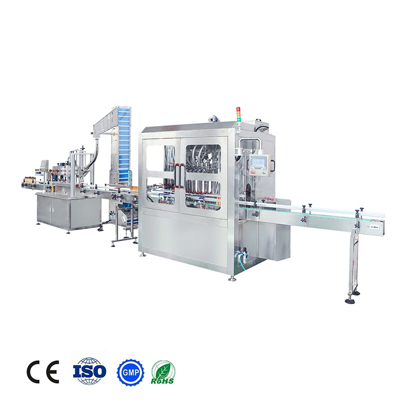 Stroj na plnenie priemyselných fliaš